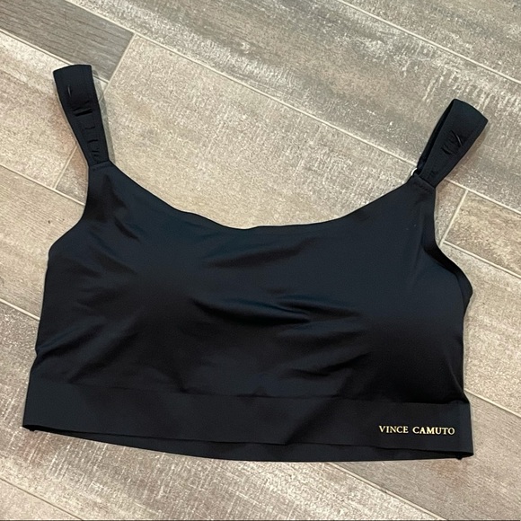 Black Silky Bra Top - Picture 1 of 4